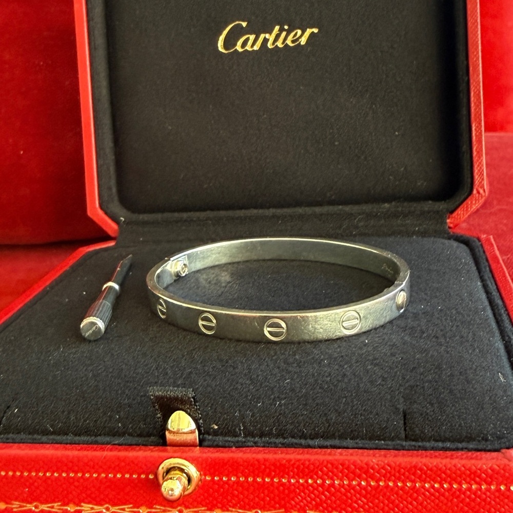 Authentic Cartier LOVE BRACELET, CLASSIC MODEL, 17 size. - Picture 9 of 16